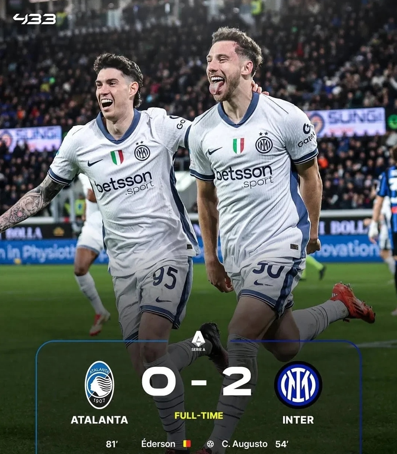 国米客场逆转击败对手,豪取三分 国米客场逆转击败对手,豪取三分